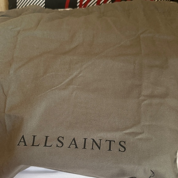 All Saints Tan and Brown Leather Messenger Bag - Picture 15 of 15